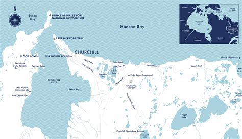 map of churchill river