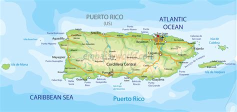 map of cities in puerto rico