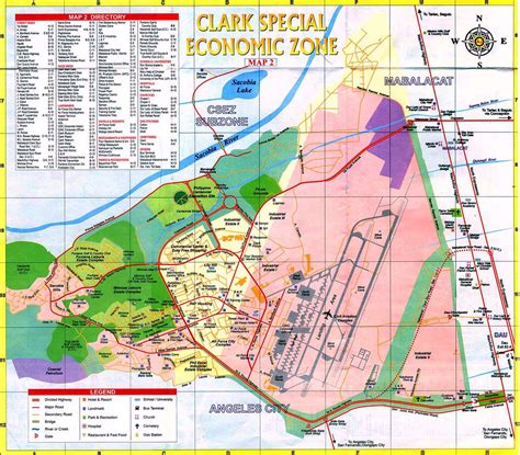 map of clark air base philippines