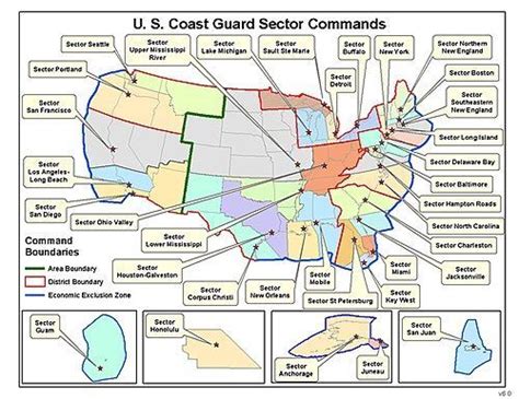 Map Of Coast Guard Bases
