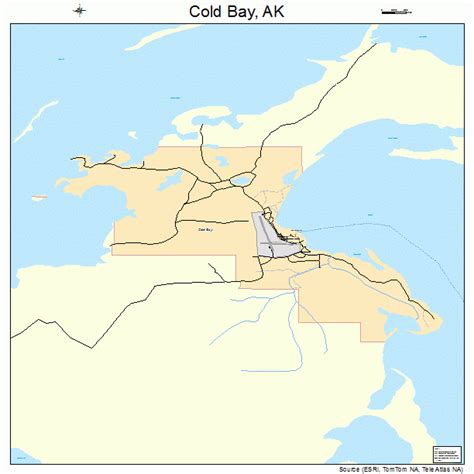 Map Of Cold Bay Alaska