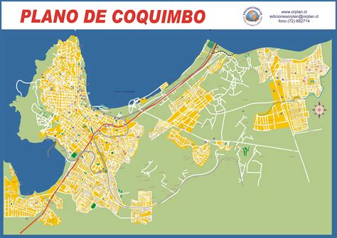 map of coquimbo chile