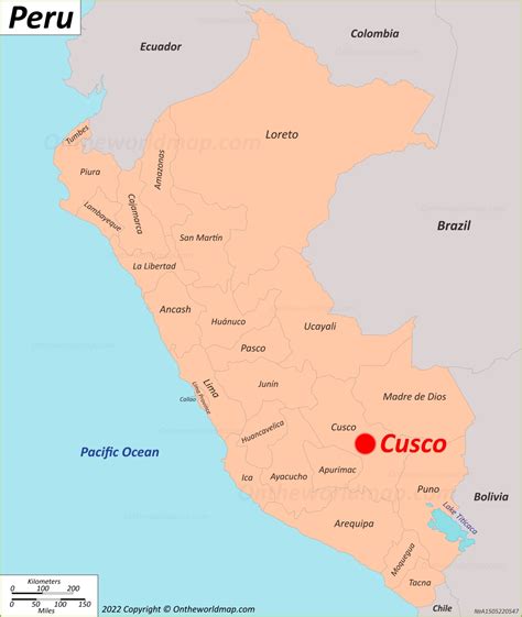 Map Of Cusco Peru Printable Map Of Cusco Peru