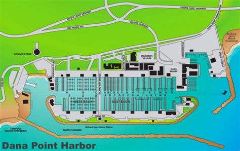 Map Of Dana Point Harbor