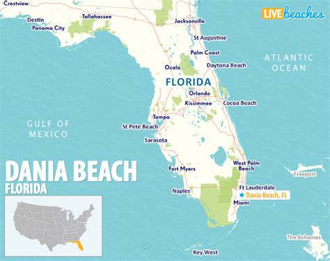 map of dania beach florida