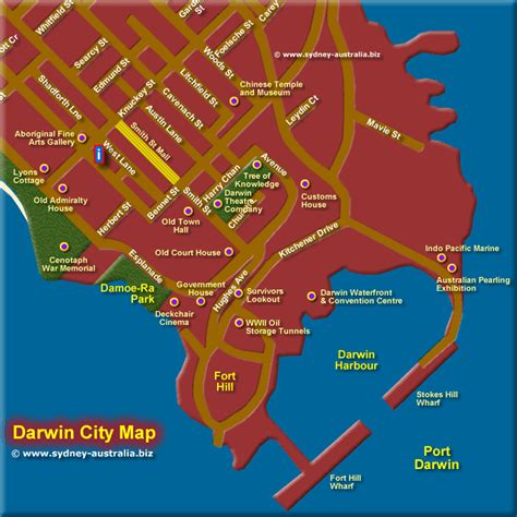 map of darwin cbd