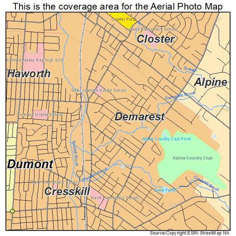 map of demarest nj