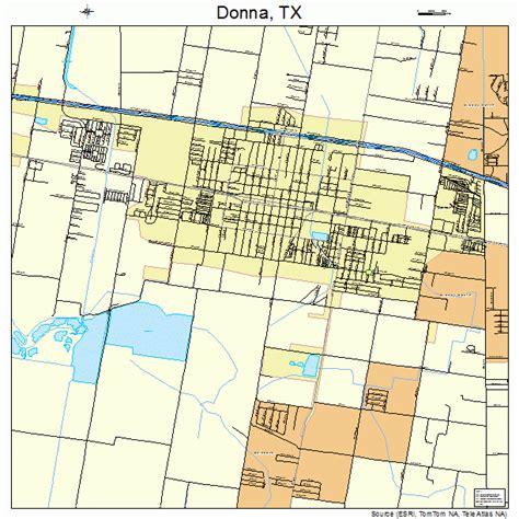 map of donna texas