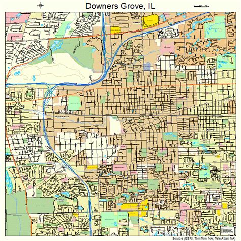 Map Of Downers Grove Il