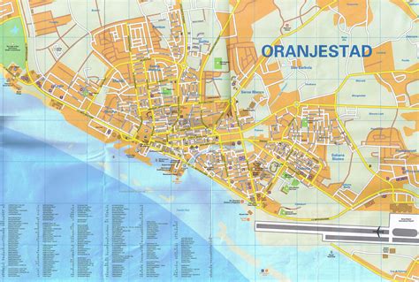 map of downtown oranjestad aruba