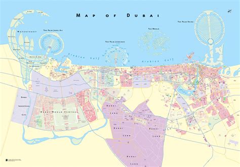 map of dubai region