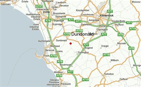 map of dundonald ayrshire