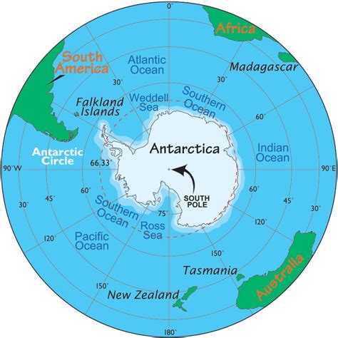 map of earth with antarctica