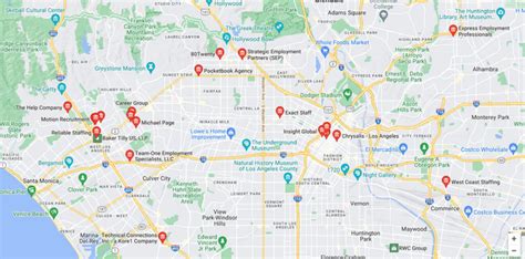 map of employment agencies near me