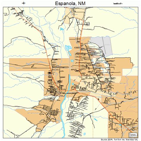 map of espanola nm