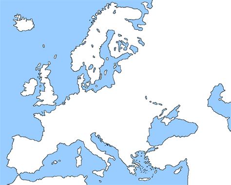 map of europe quiz borderless