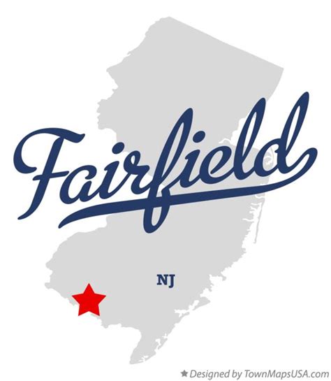 map of fairfield nj