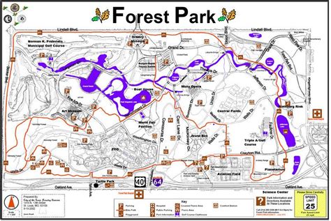 Map Of Forest Park Mo