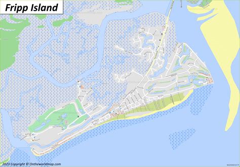 Map Of Fripp Island Sc