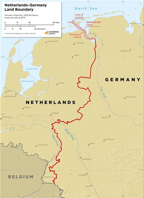 Map Of German Dutch Border