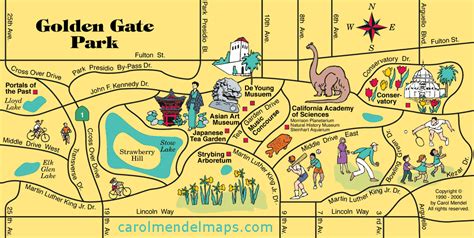 map of golden gate park san francisco ca
