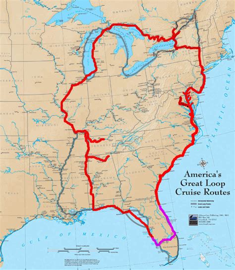 Map Of Great Loop Route