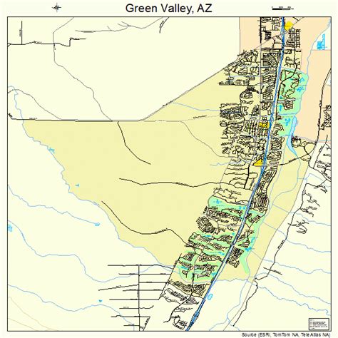 Map Of Green Valley Az