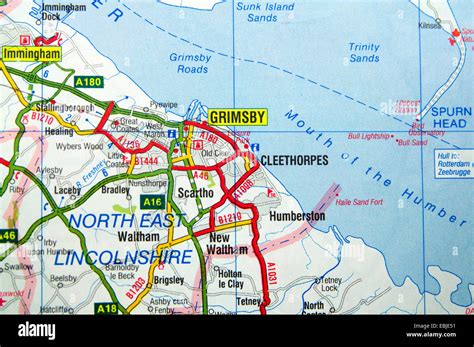 map of grimsby town