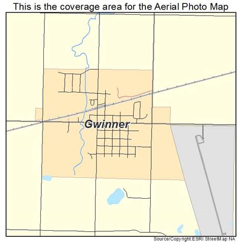 Map Of Gwinner Nd