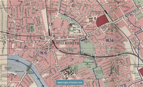 map of hammersmith london
