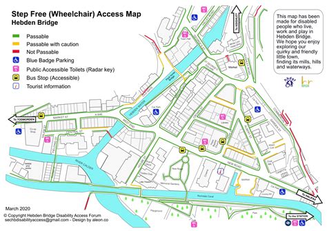 map of hebden bridge town centre