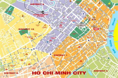 map of ho chi minh city vietnam