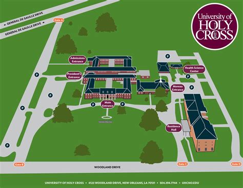 map of holy cross