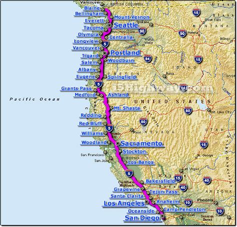 map of i5 road cams