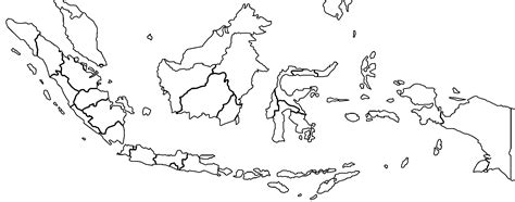 map of indonesia blank