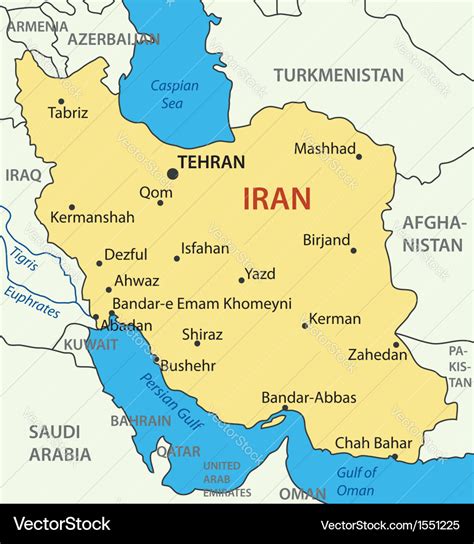 map of iran and palestine