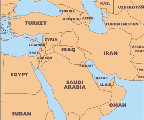 map of iran iraq syria