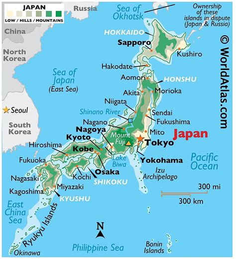 map of Japan
