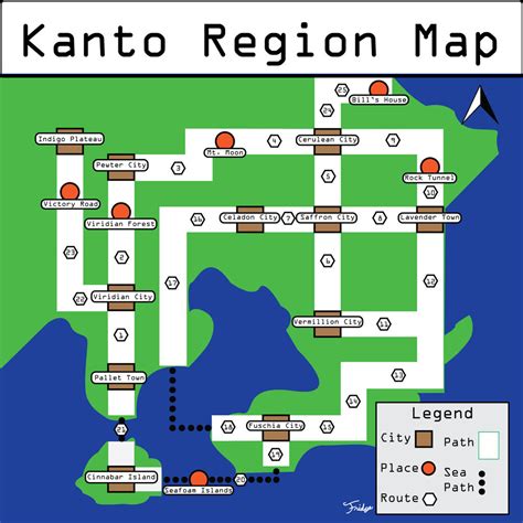 map of kanto labeled