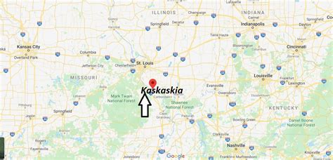 map of kaskaskia illinois