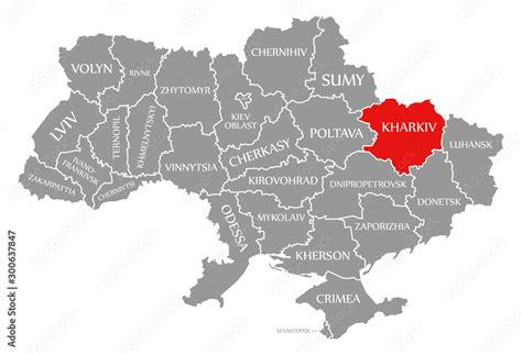 map of kharkiv ukraine