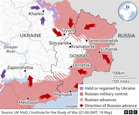 map of latest ukraine advances
