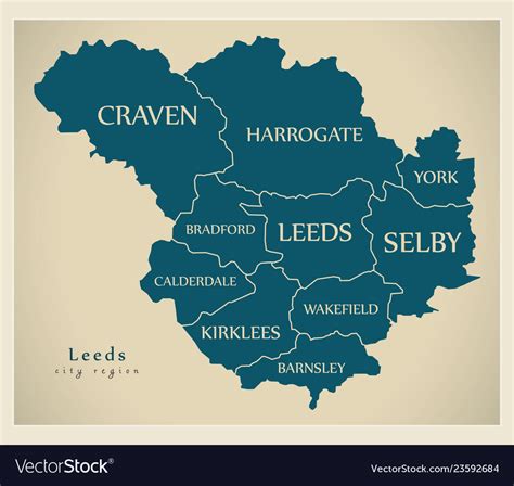map of leeds and surrounding areas