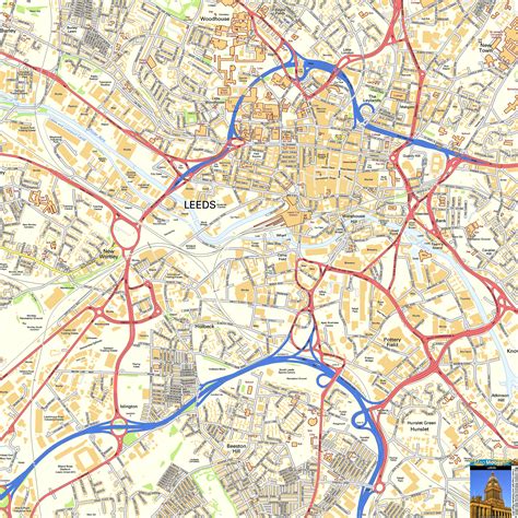 map of leeds areas