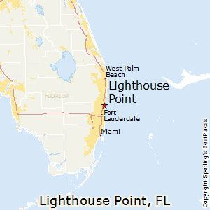 Map Of Lighthouse Point Florida