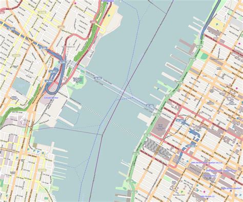 map of lincoln tunnel