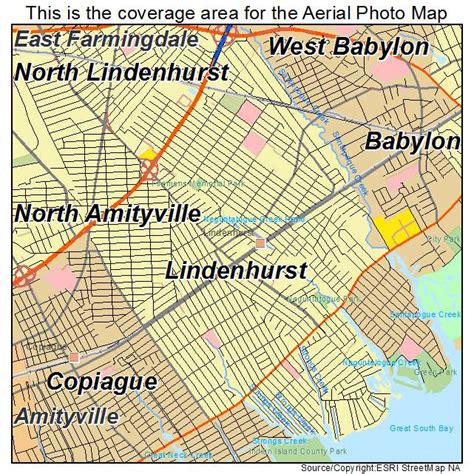 map of lindenhurst village ny