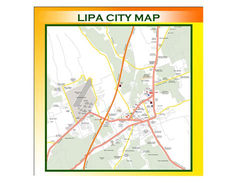 map of lipa city with barangays