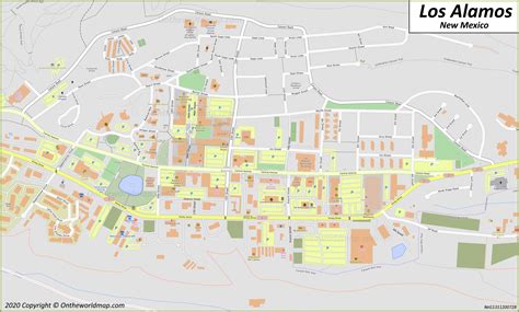 Map Of Los Alamos California