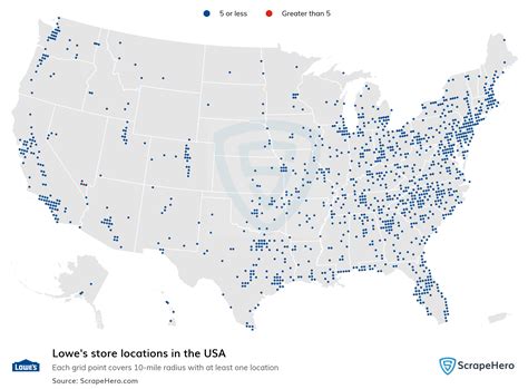 map of lowes locations